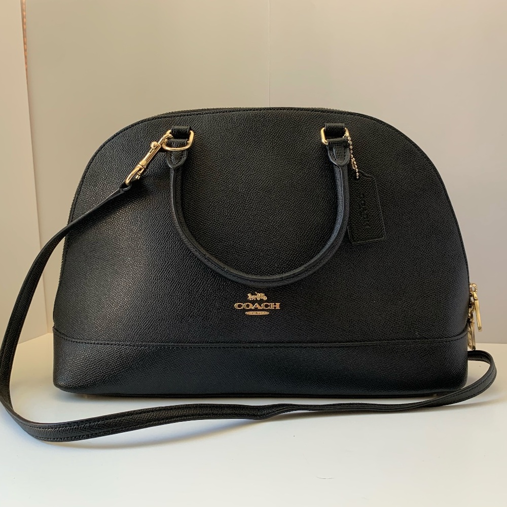 Coach Sierra Crossgrain Leather Satchel